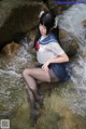 Coser @ 白 烨 Vol.013: 湿身 JK 水下 版 (98 photos)